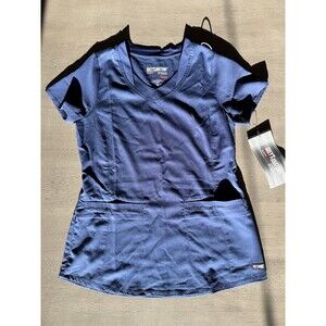 Greys Anatomy Spandex Stretch
Bree 1-Pocket Tuck-In Scrub Top new with tags